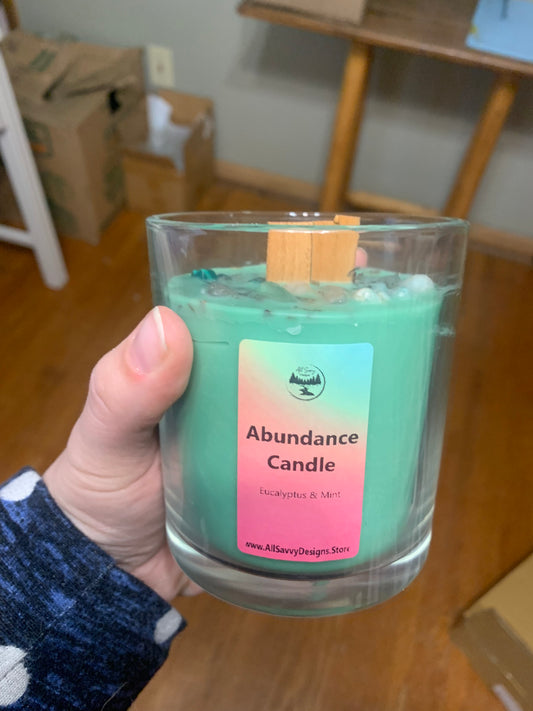 Intention Crystal Candles