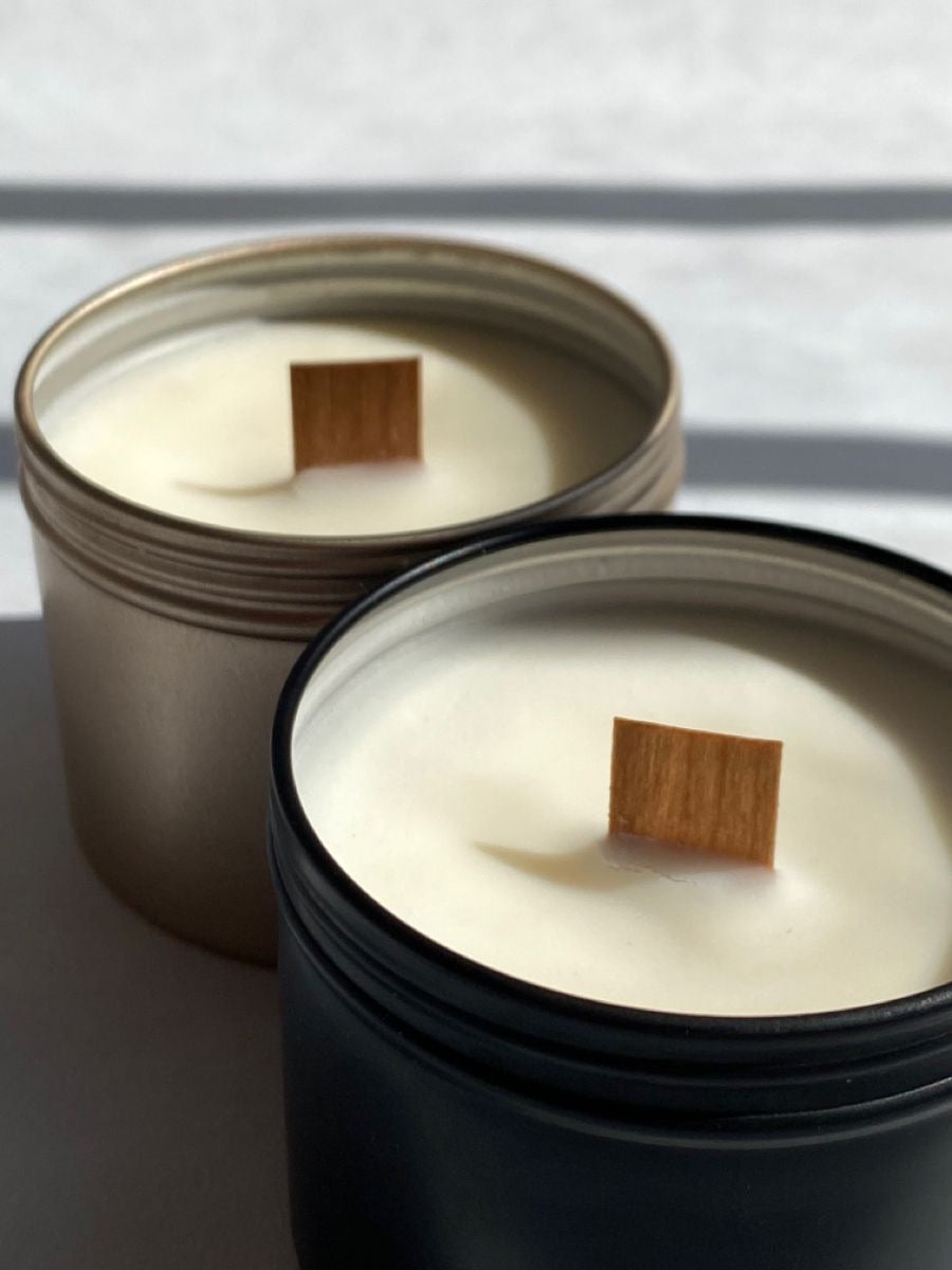 8 Oz Soy Coconut Tin Candle